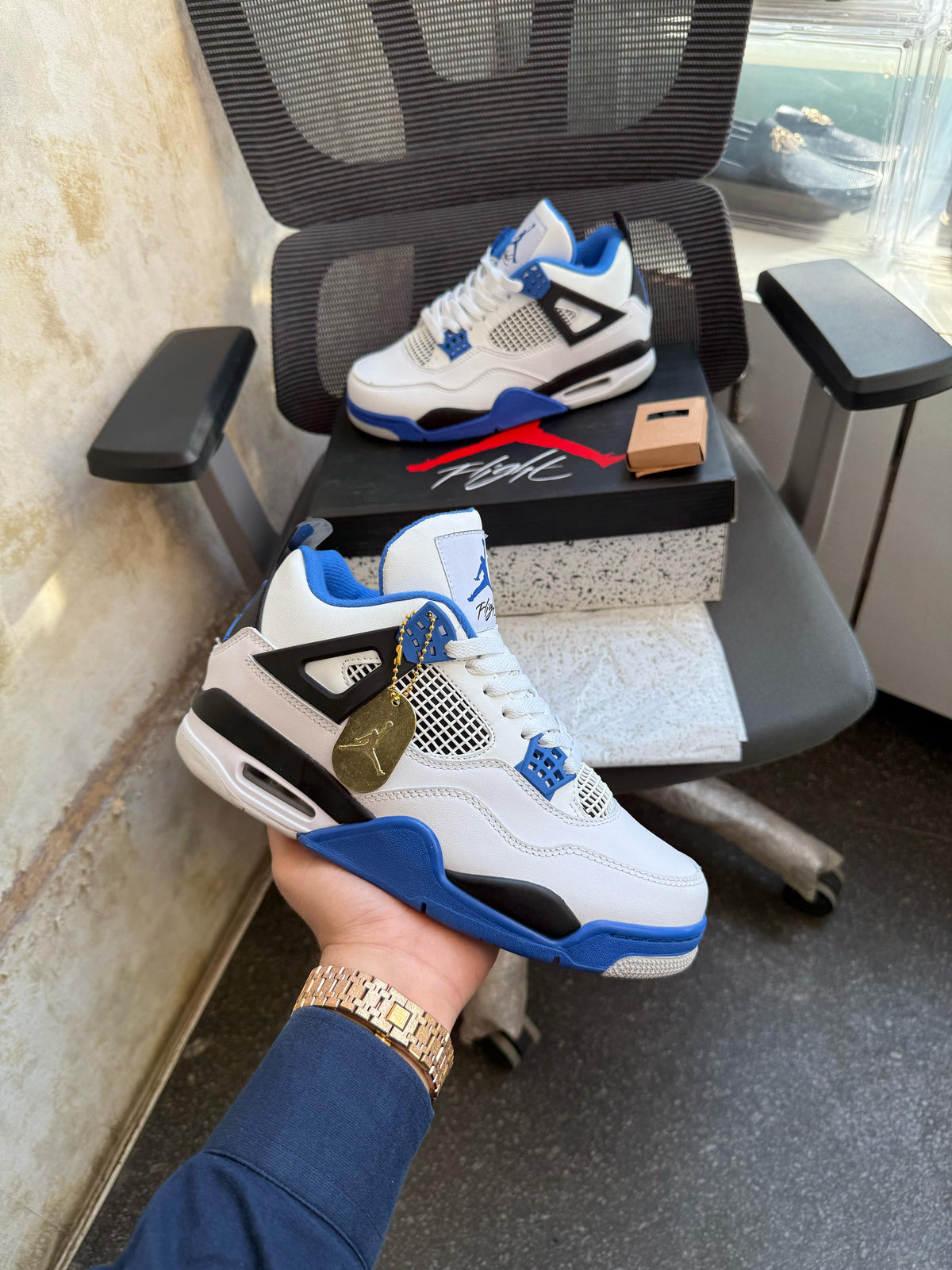 AIR JORDAN 4 MOTORSPORTS BLUE U.A