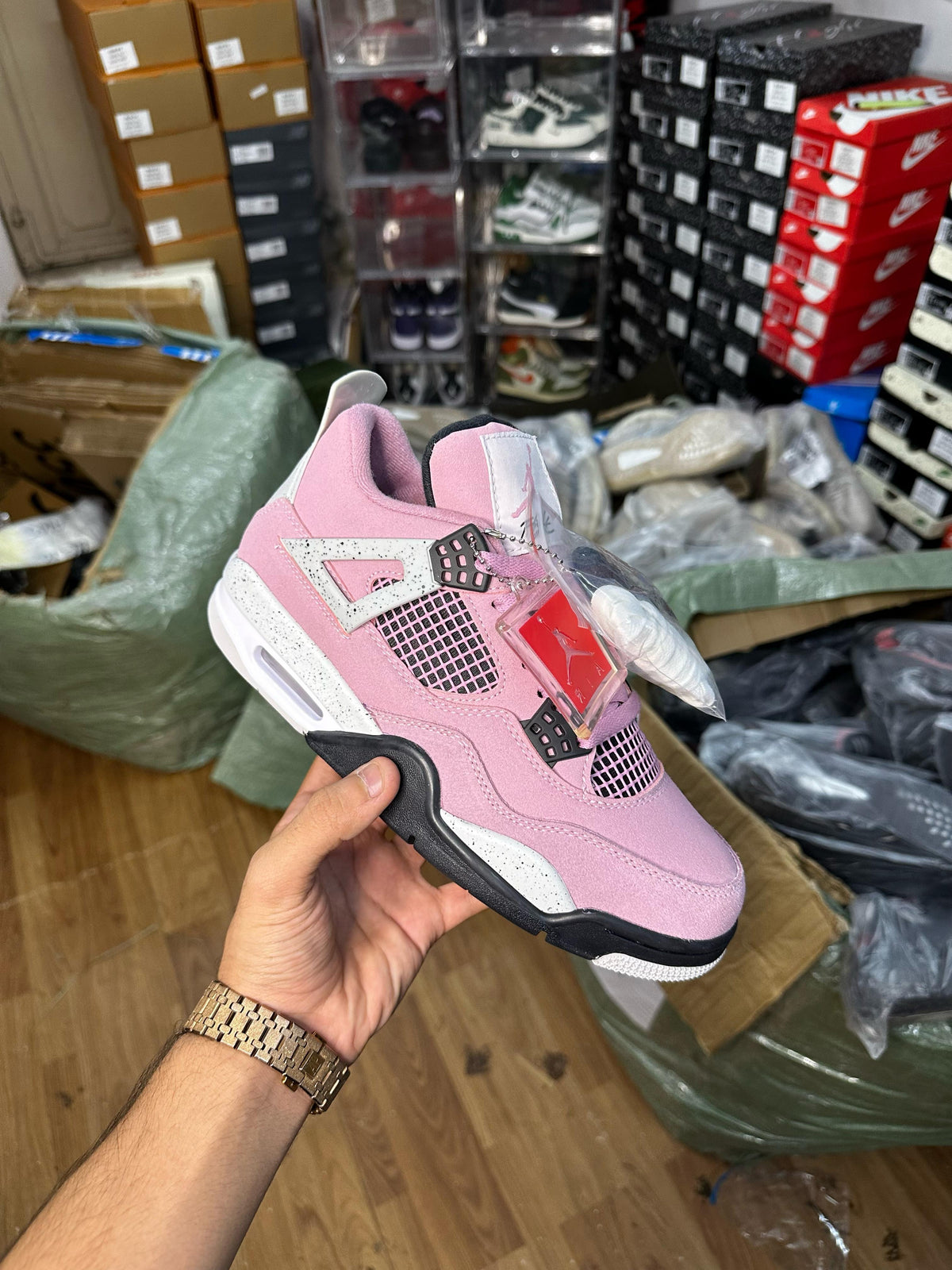 AIR JORDAN RETRO 4 ORCHID U.A
