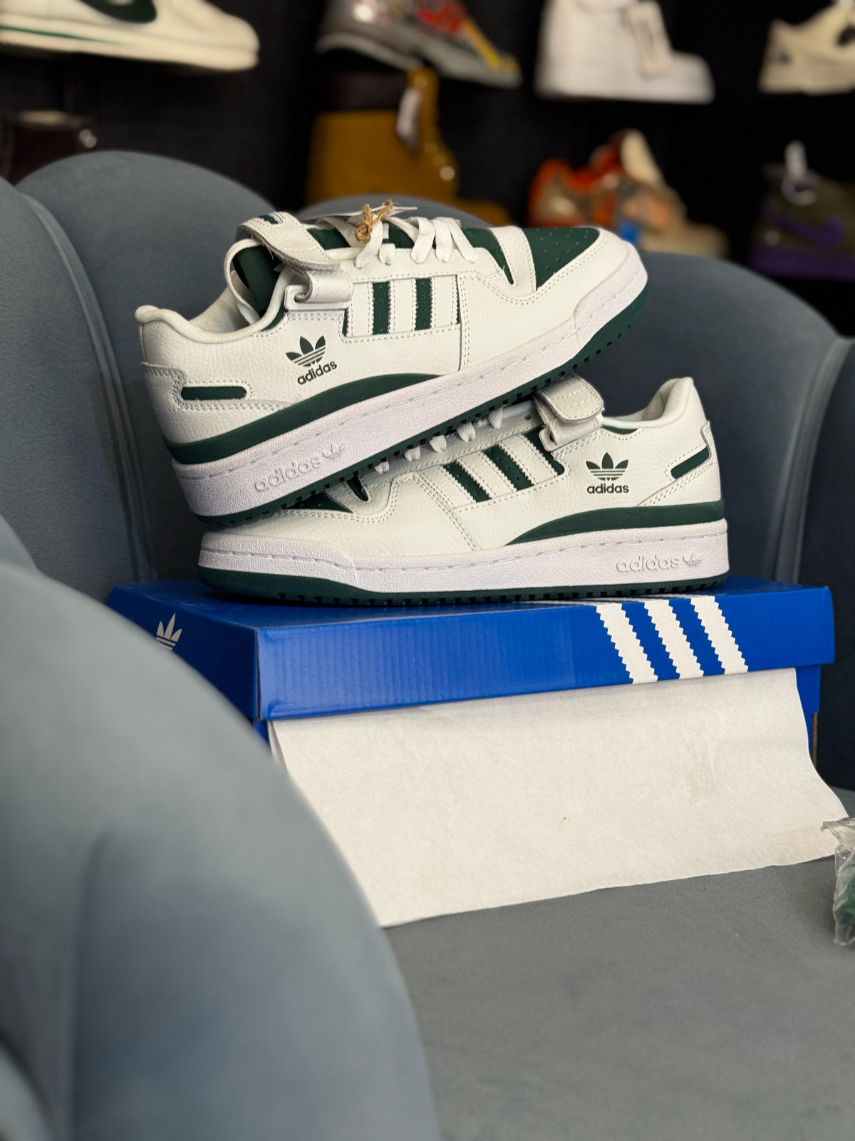 ADIDAS FORUM EXHIBIT GREEN
