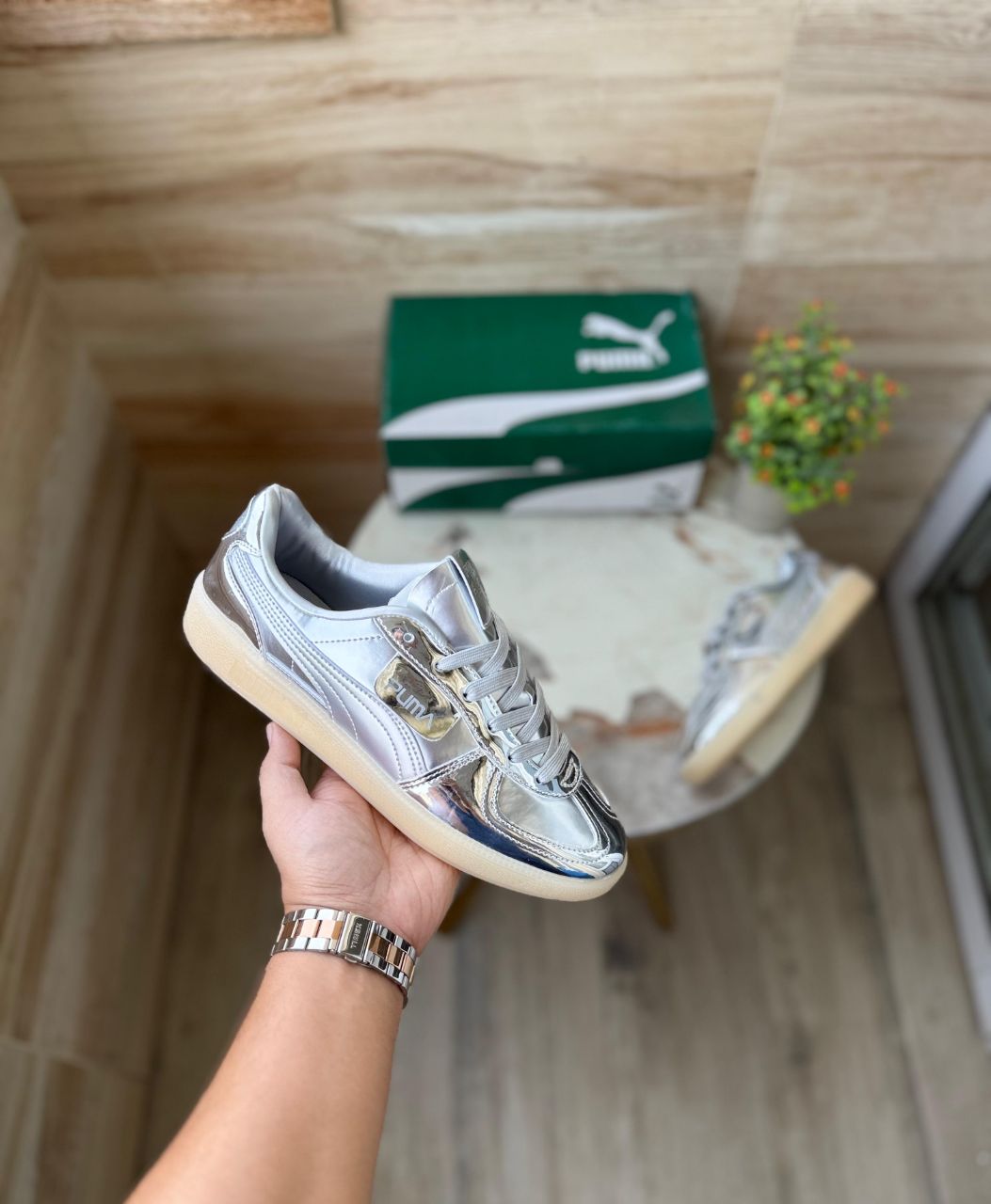 PUMA PALERMO x HAJIME SORAYAMA  SILVER COOL LIGHT GRAY