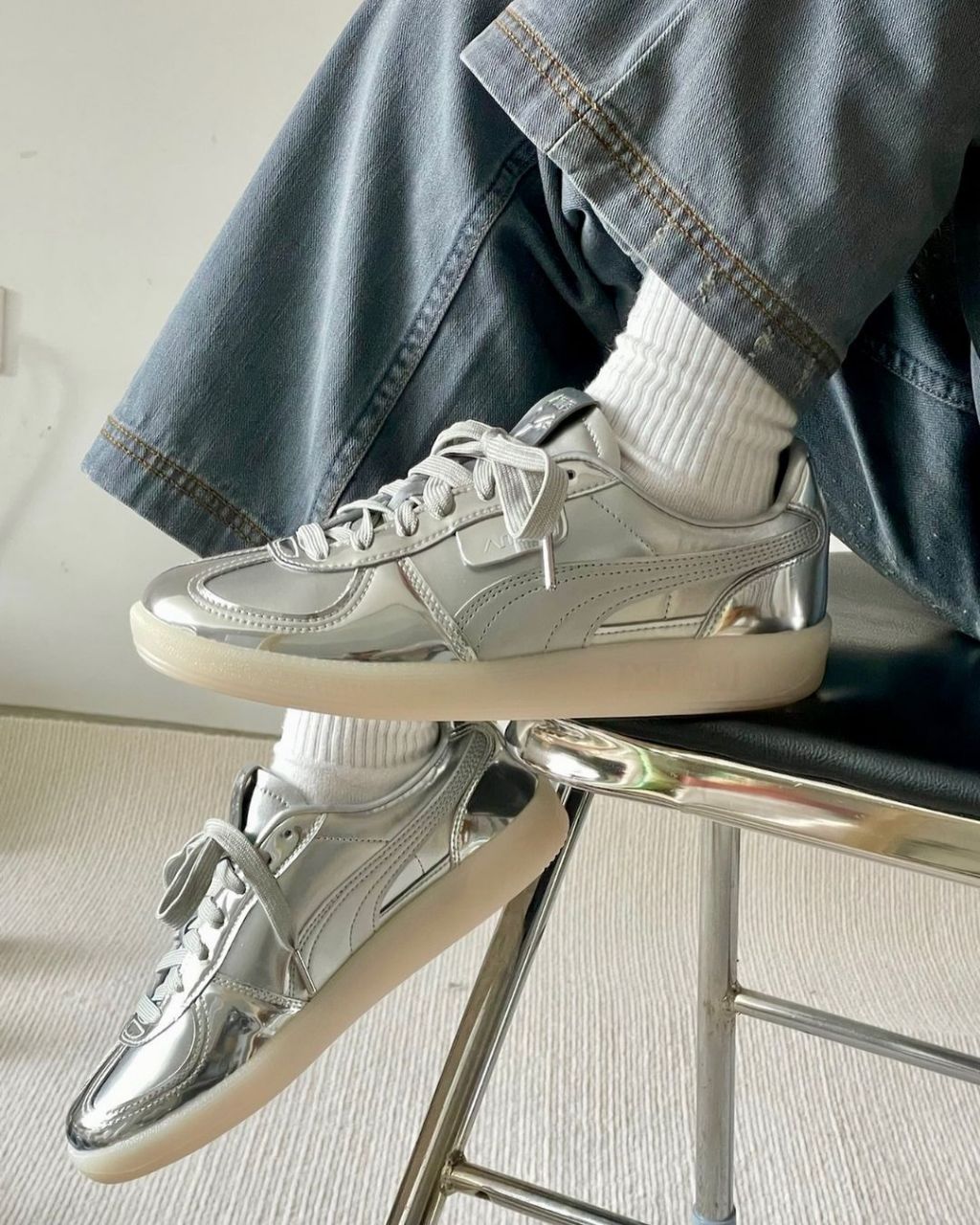 PUMA PALERMO x HAJIME SORAYAMA  SILVER COOL LIGHT GRAY