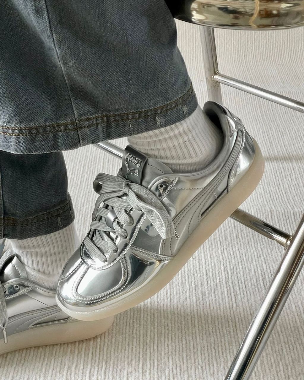 PUMA PALERMO x HAJIME SORAYAMA  SILVER COOL LIGHT GRAY
