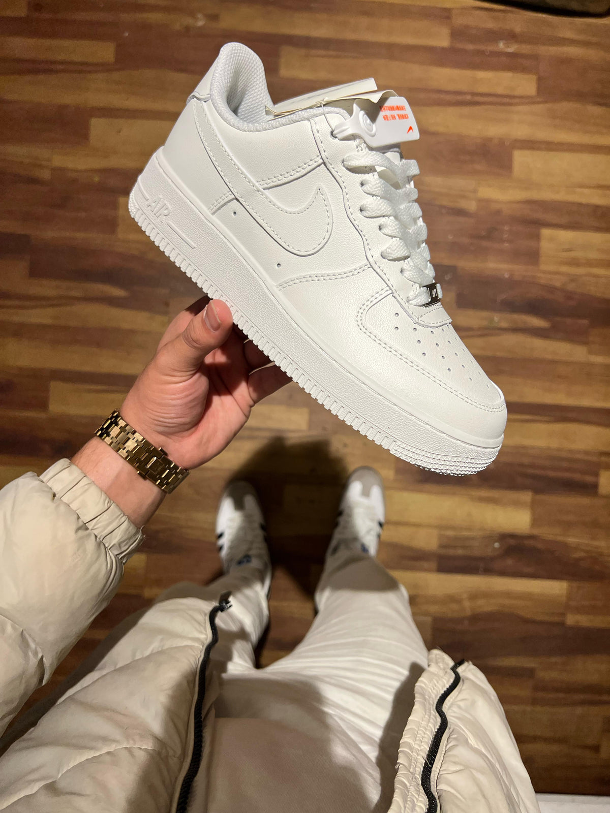 NIKE AIRFORCE 1 FULL LEATHER QUALITY