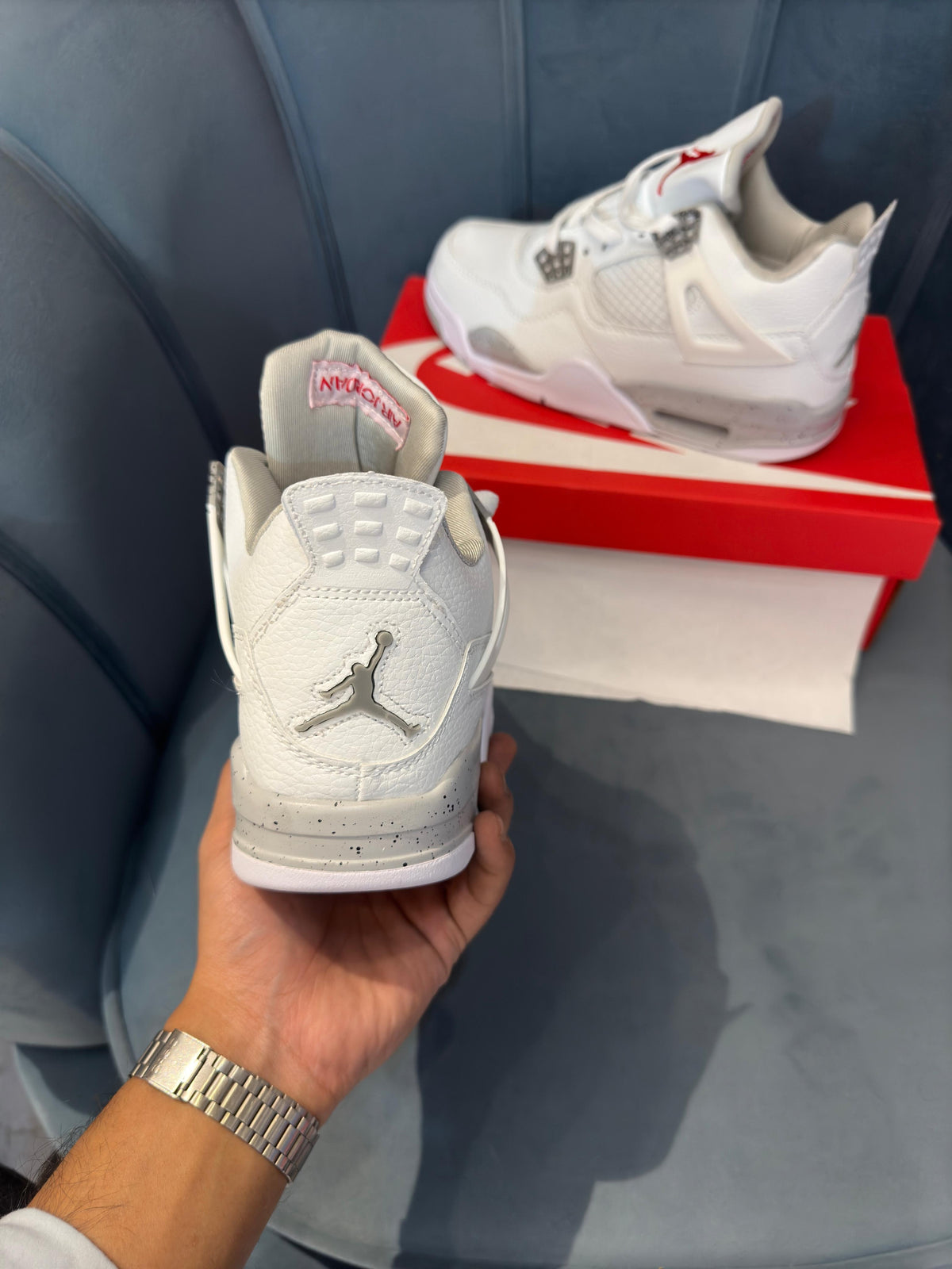 AIR JORDAN RETRO 4 WHITE OREO