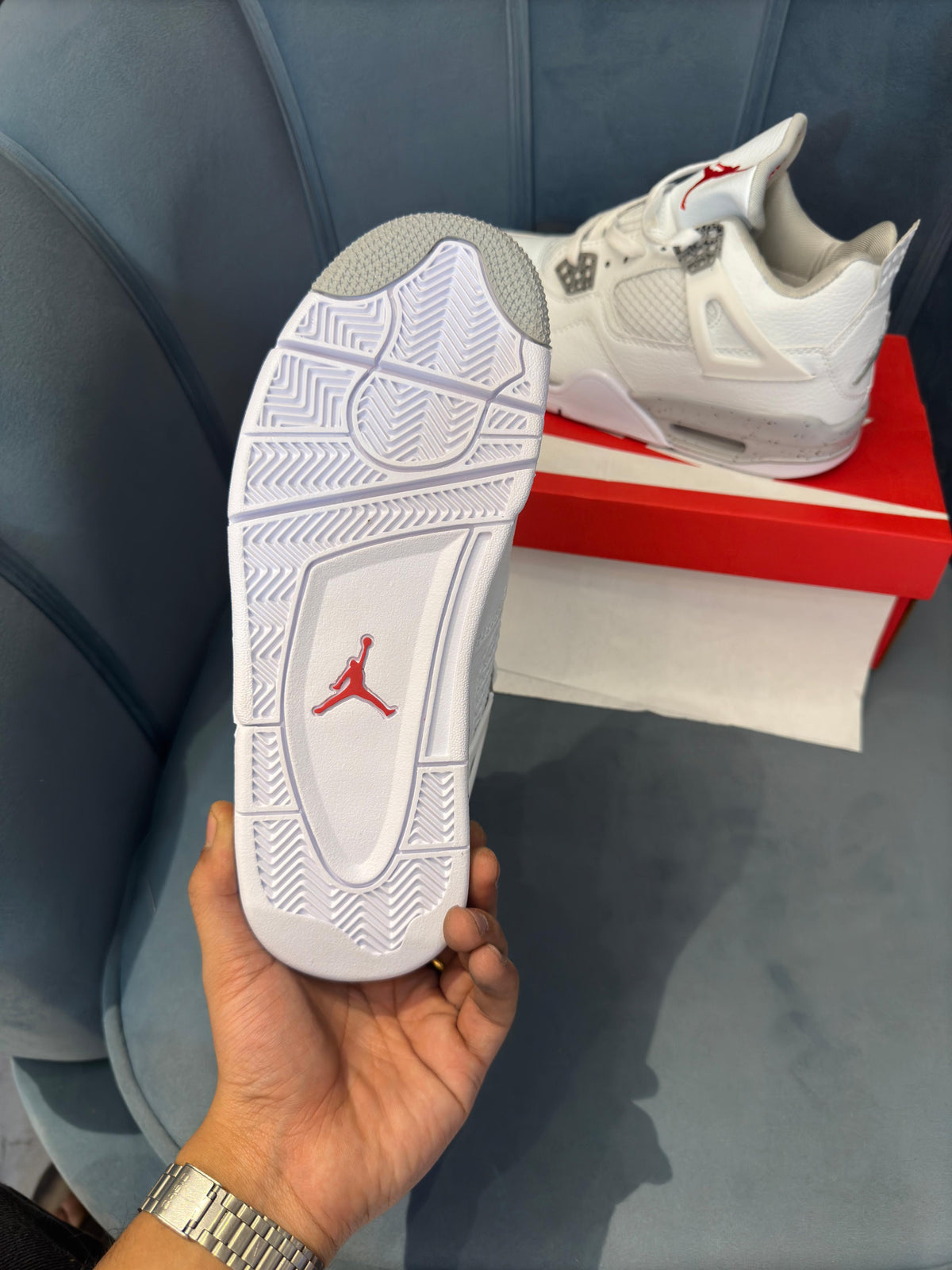 AIR JORDAN RETRO 4 WHITE OREO