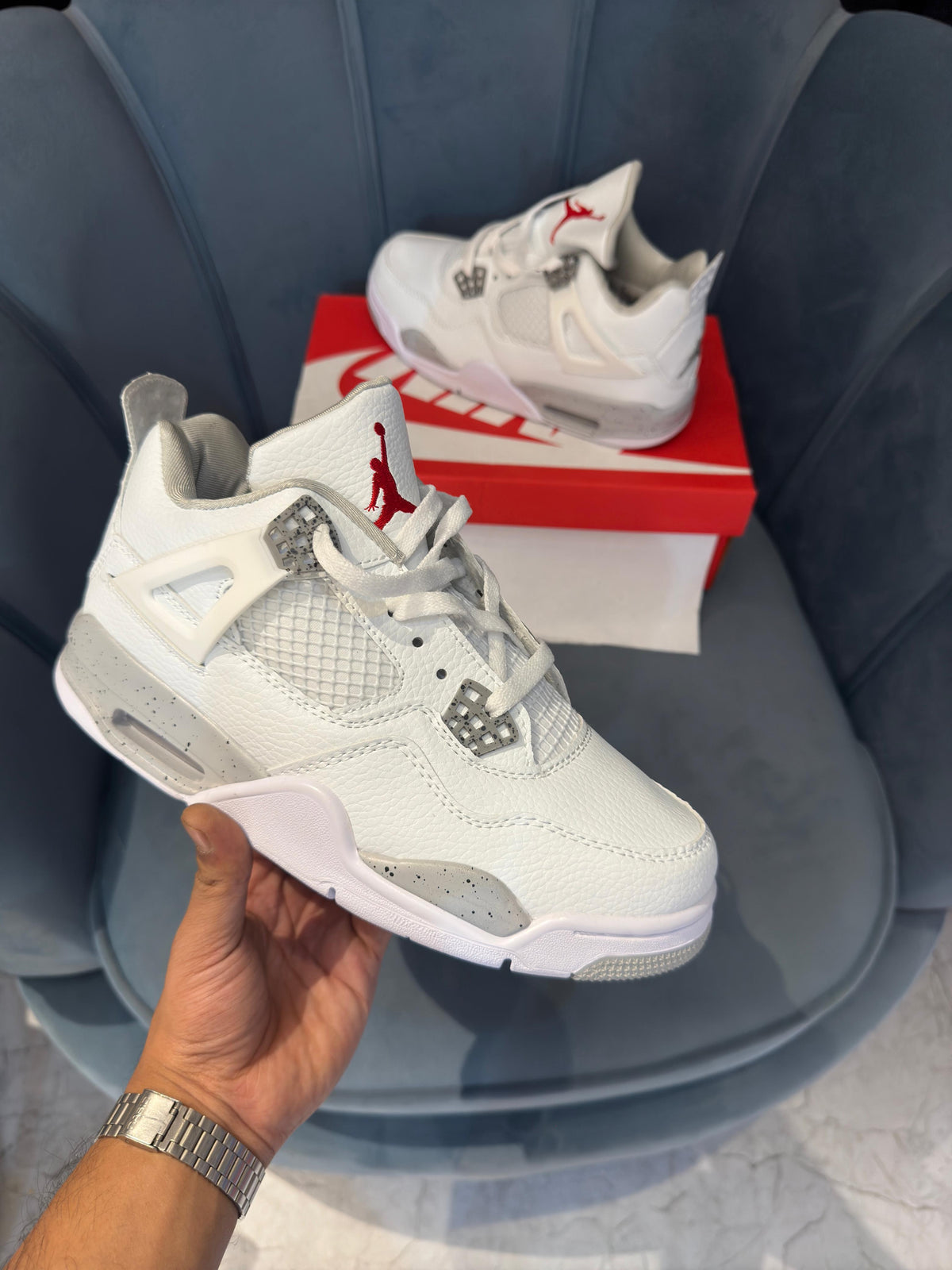AIR JORDAN RETRO 4 WHITE OREO