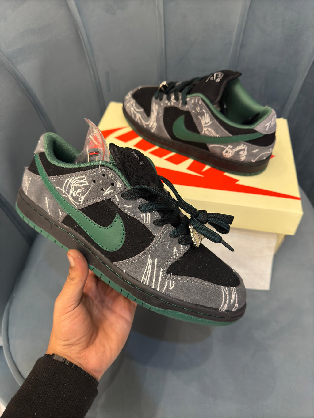 NIKE SB DUNK LOW THERE SKATEBOARD