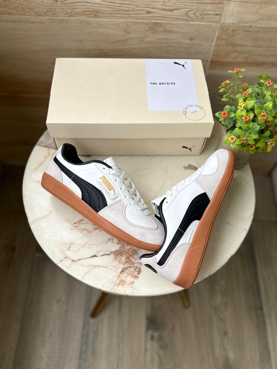 PUMA PALERMO WHITE/BLACK