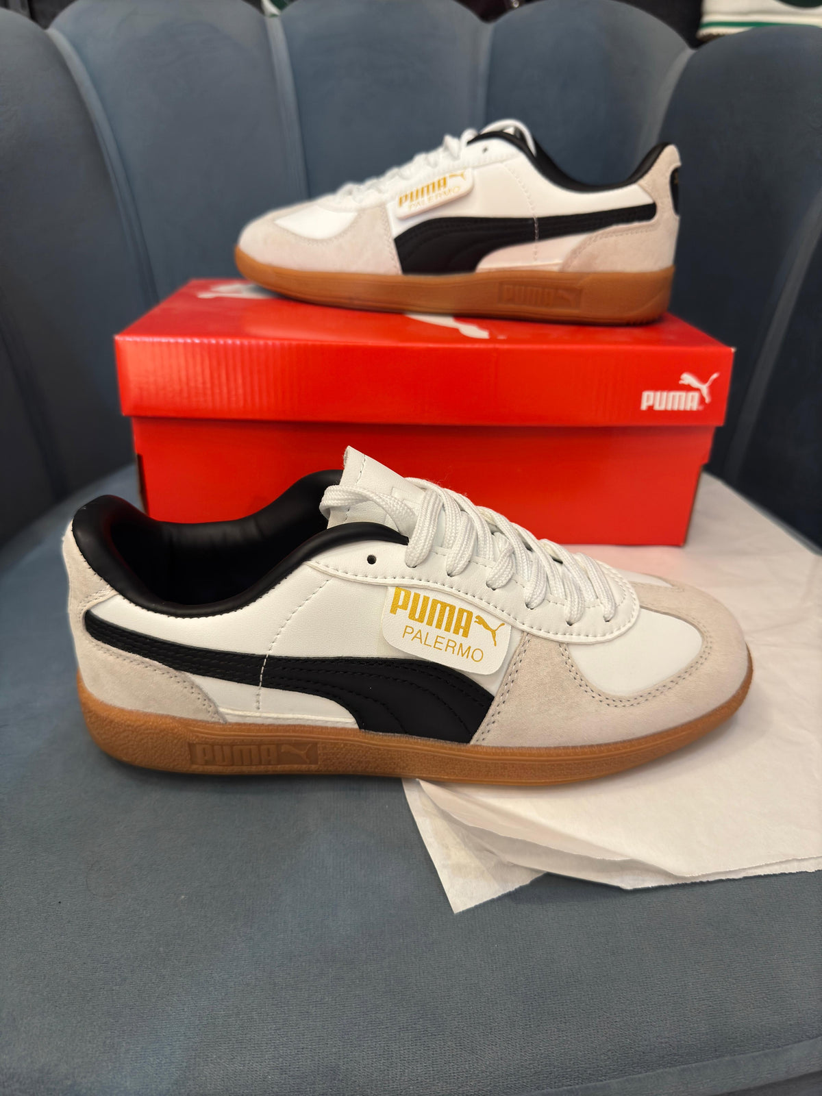 PUMA PALERMO WHITE/BLACK