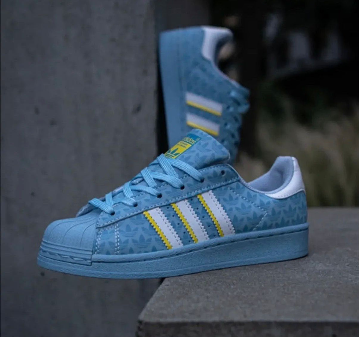 ADIDAS SUPERSTAR 2ND GENERATION SKY IMPRINT LOGO