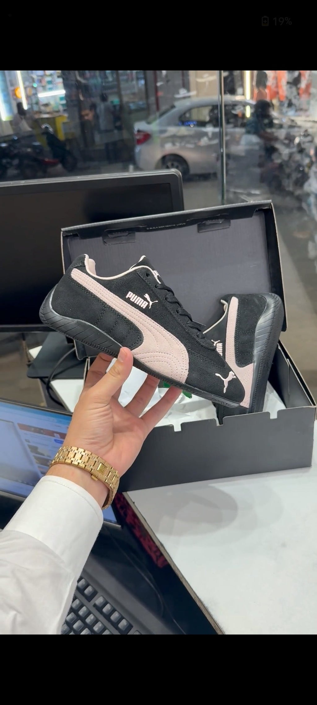 PUMA SPEEDCAT BLACK PINK