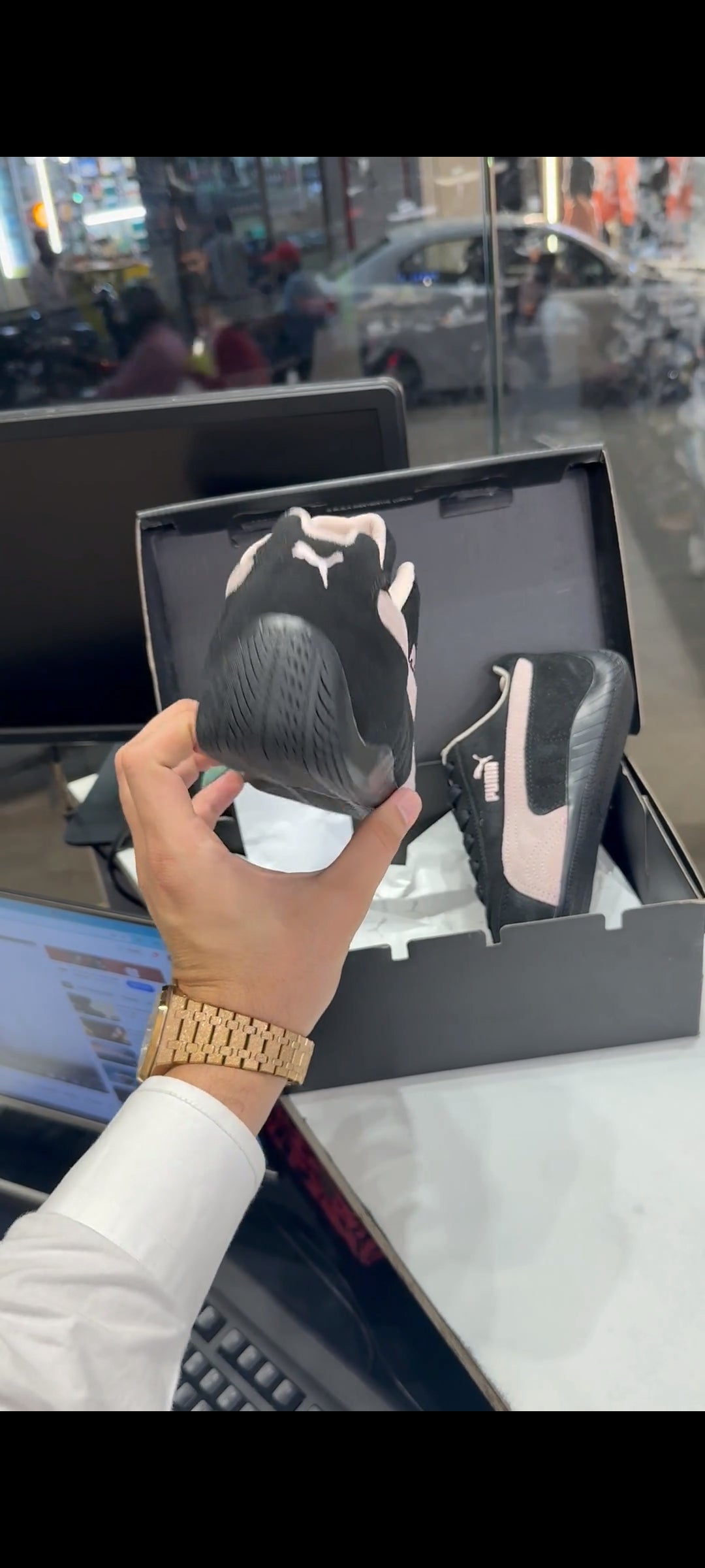PUMA SPEEDCAT BLACK PINK