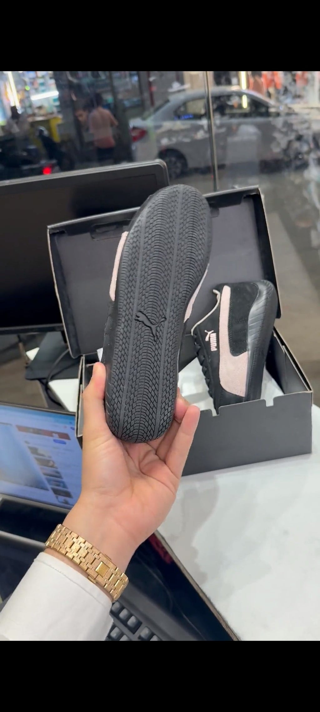 PUMA SPEEDCAT BLACK PINK