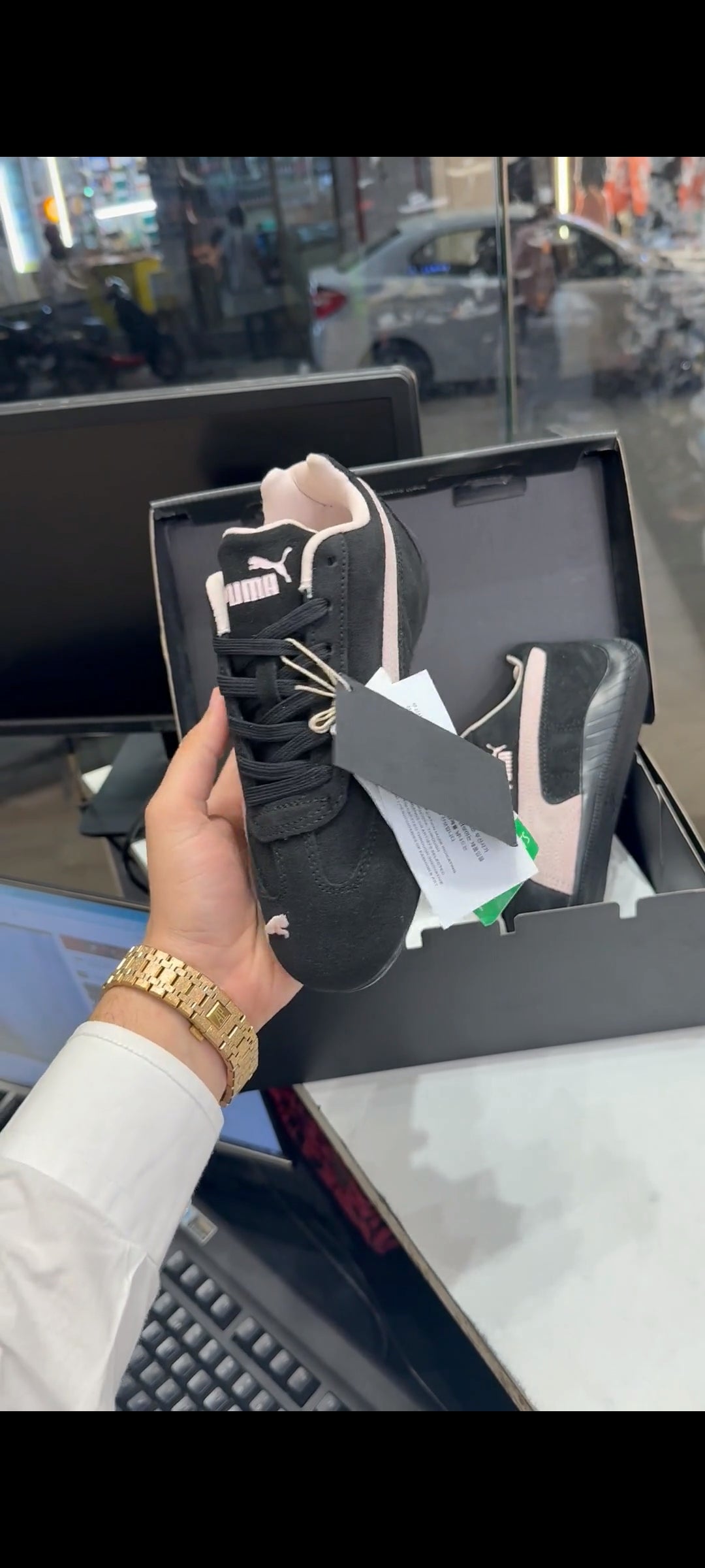 PUMA SPEEDCAT BLACK PINK