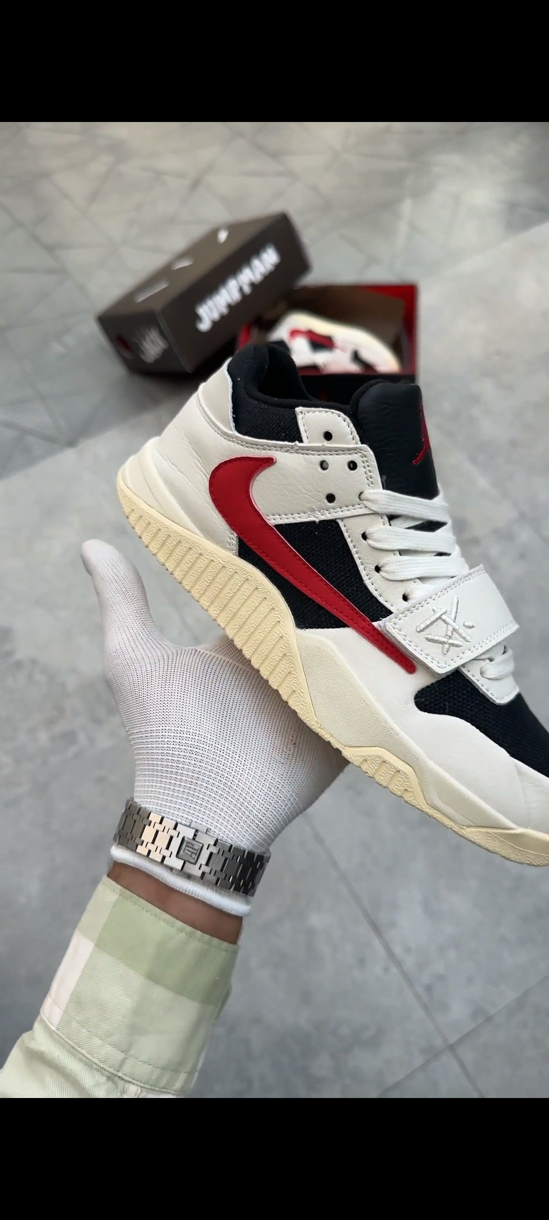TRAVIS SCOTT X NIKE AIR JORDAN JUMPMAN JACK TR UNIVERSITY RED