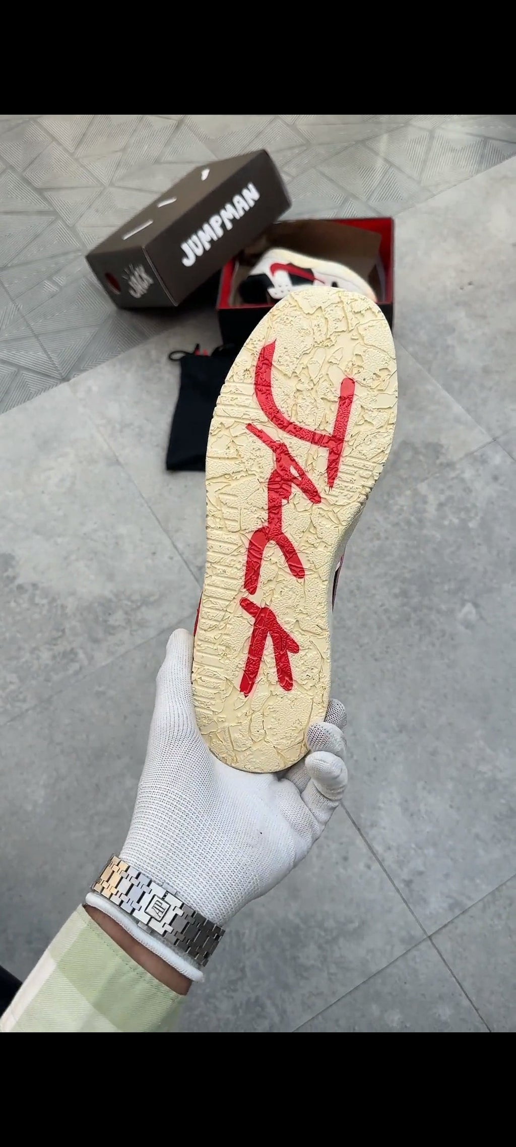 TRAVIS SCOTT X NIKE AIR JORDAN JUMPMAN JACK TR UNIVERSITY RED