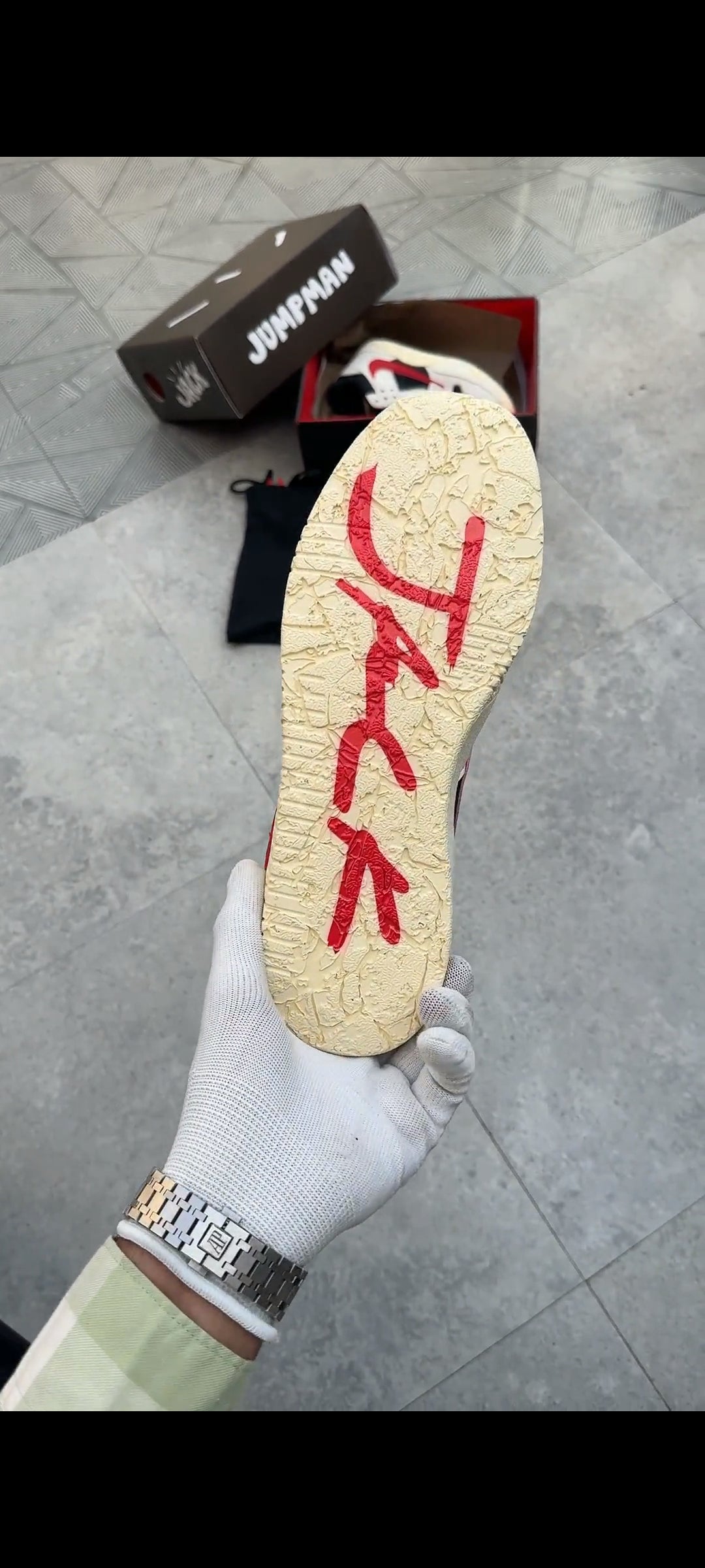 TRAVIS SCOTT X NIKE AIR JORDAN JUMPMAN JACK TR UNIVERSITY RED