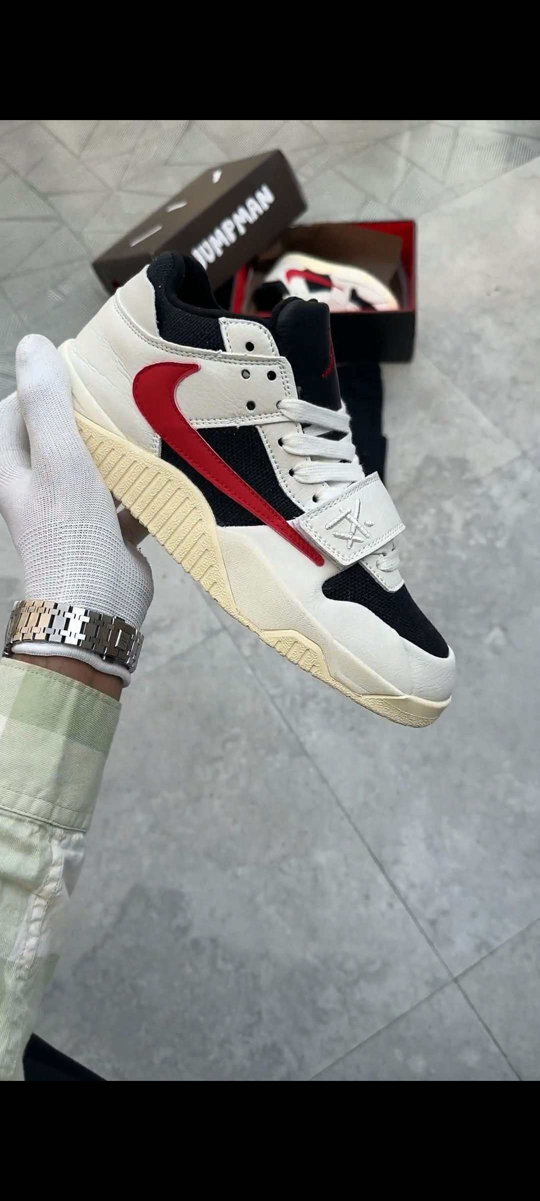 TRAVIS SCOTT X NIKE AIR JORDAN JUMPMAN JACK TR UNIVERSITY RED