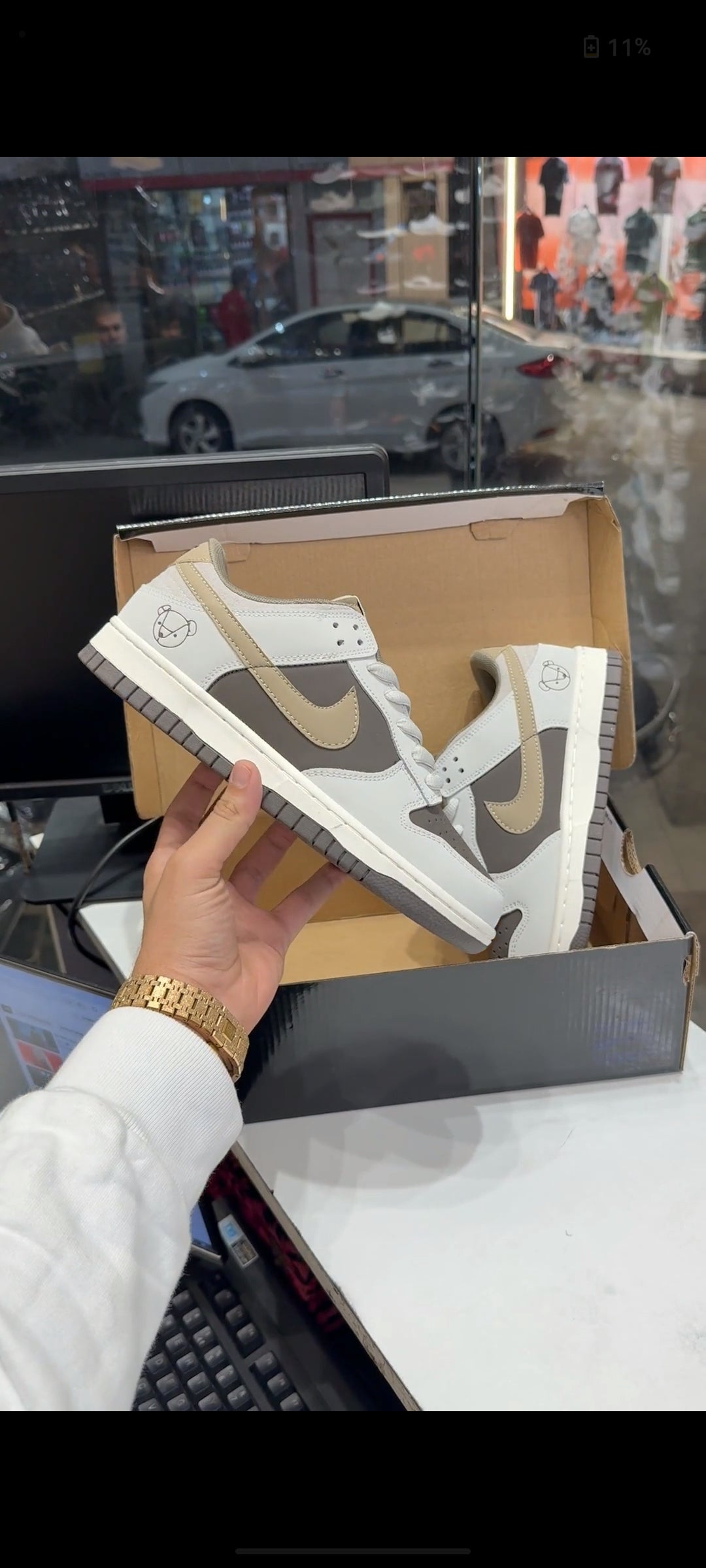 NIKE SB DUNK LOW OTOMO X KATSUHIRO DARK BROWN U.A