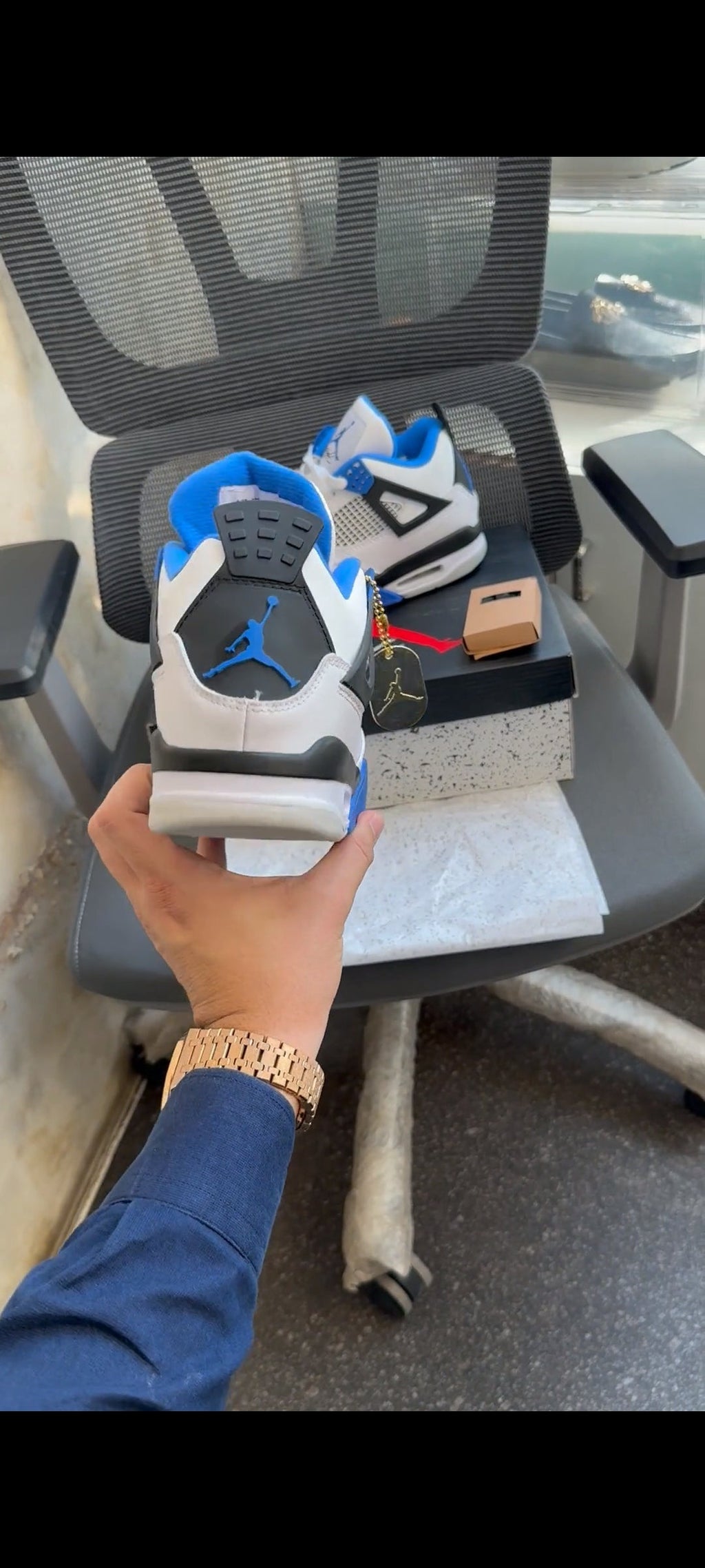 AIR JORDAN 4 MOTORSPORTS BLUE U.A