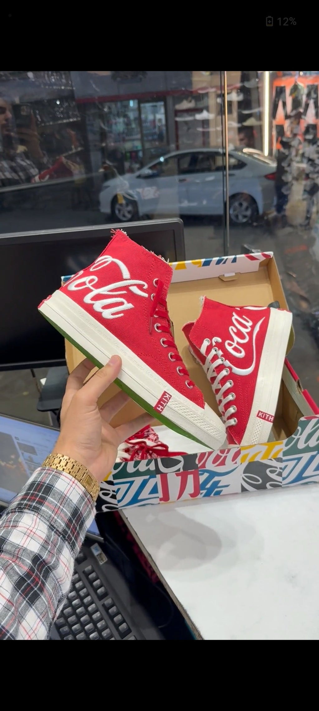 CONVERSE CHUCK TAYLOR 70 KITH X  COCO COLA