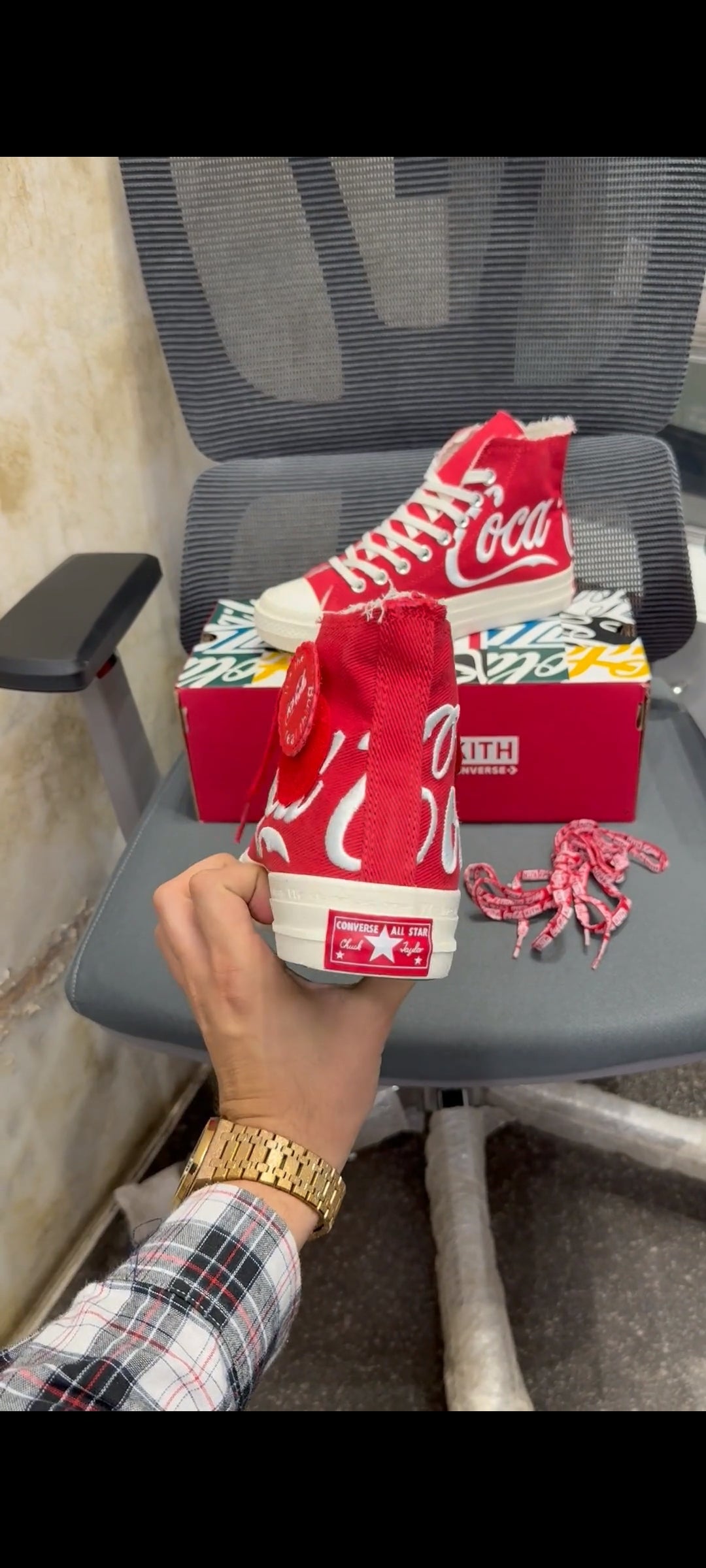 CONVERSE CHUCK TAYLOR 70 KITH X  COCO COLA