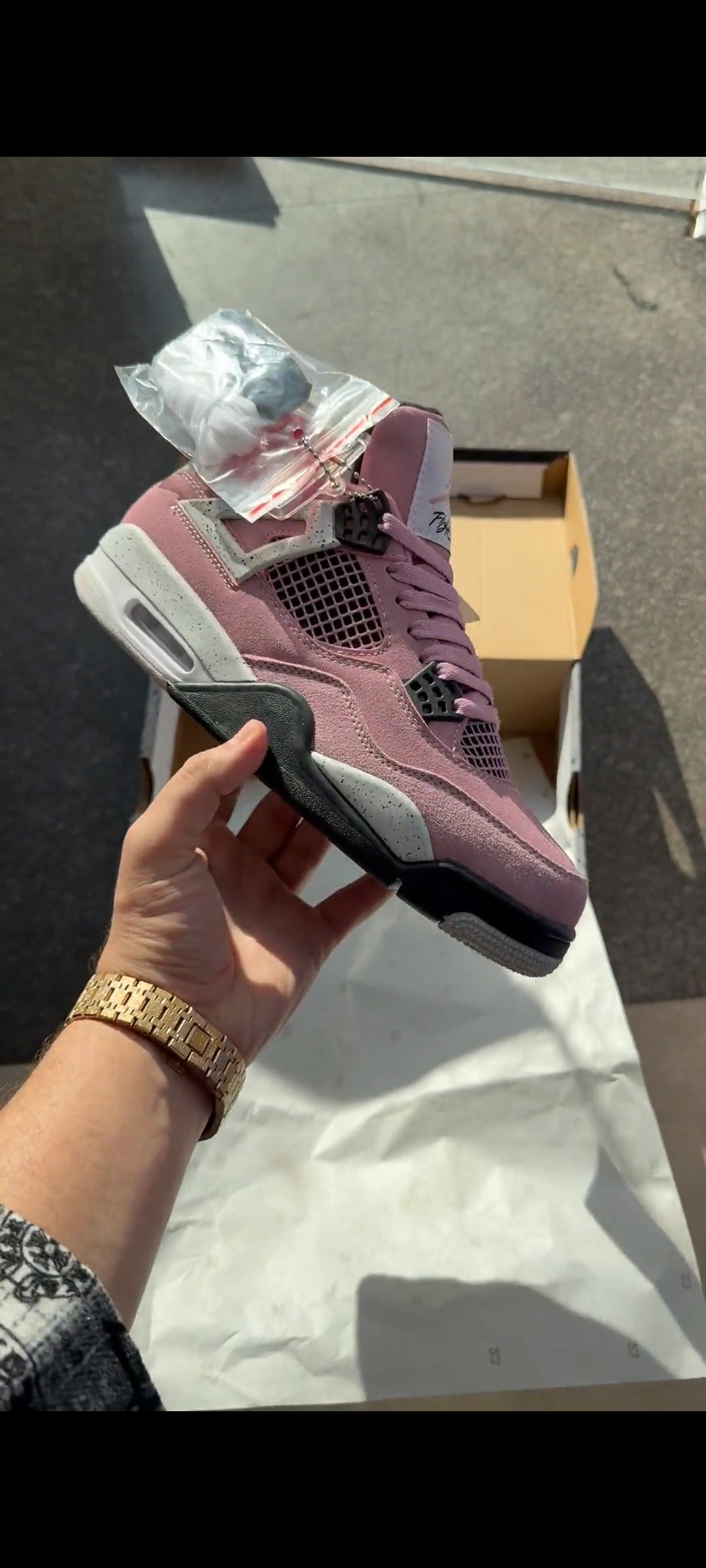AIR JORDAN RETRO 4 ORCHID U.A