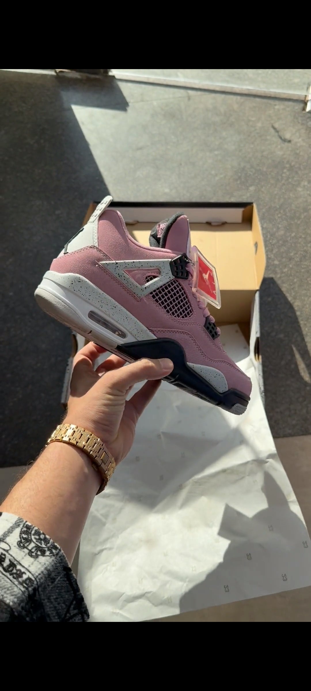 AIR JORDAN RETRO 4 ORCHID U.A