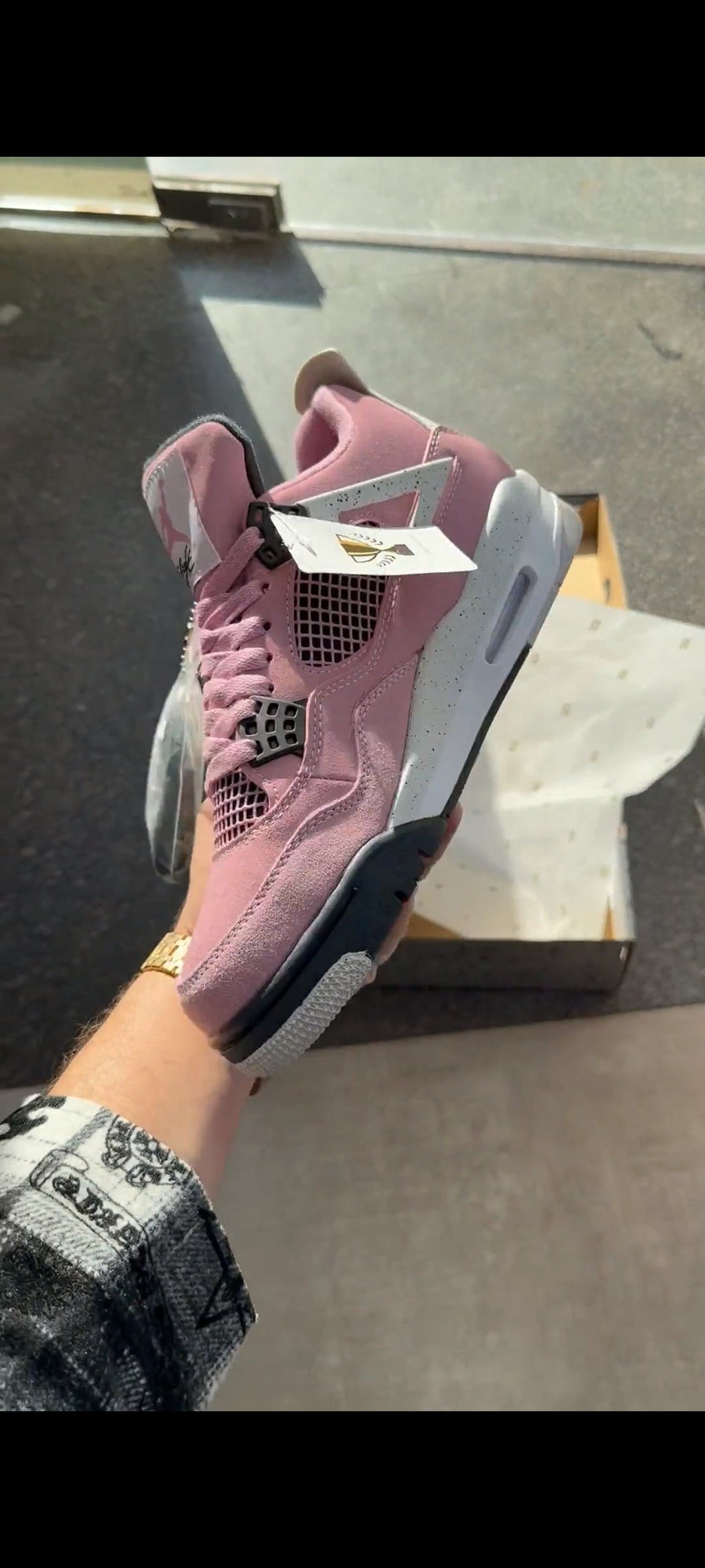 AIR JORDAN RETRO 4 ORCHID U.A