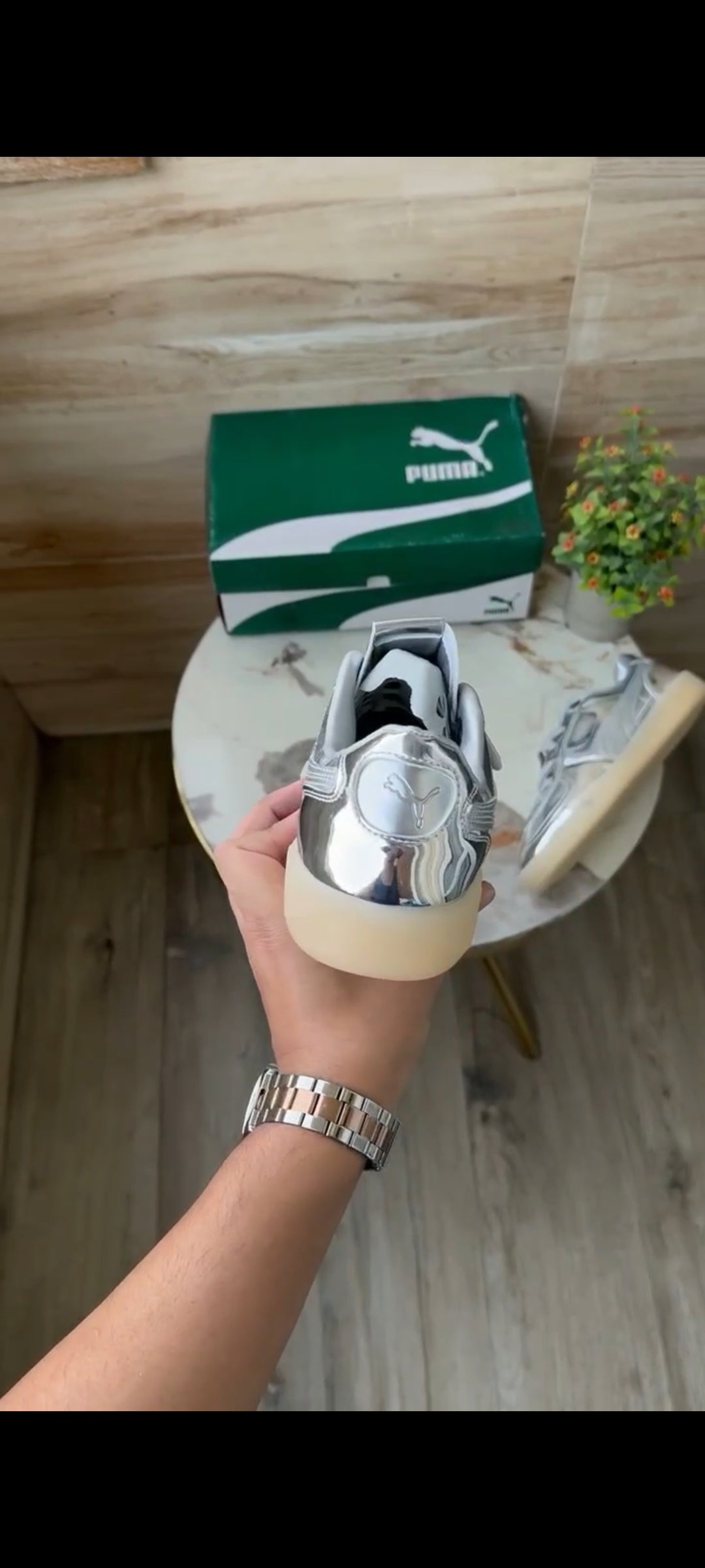 PUMA PALERMO x HAJIME SORAYAMA  SILVER COOL LIGHT GRAY