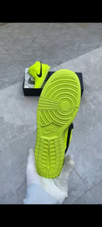 NIKE DUNK HIGH AMBUSH FLASH LIME BLACK