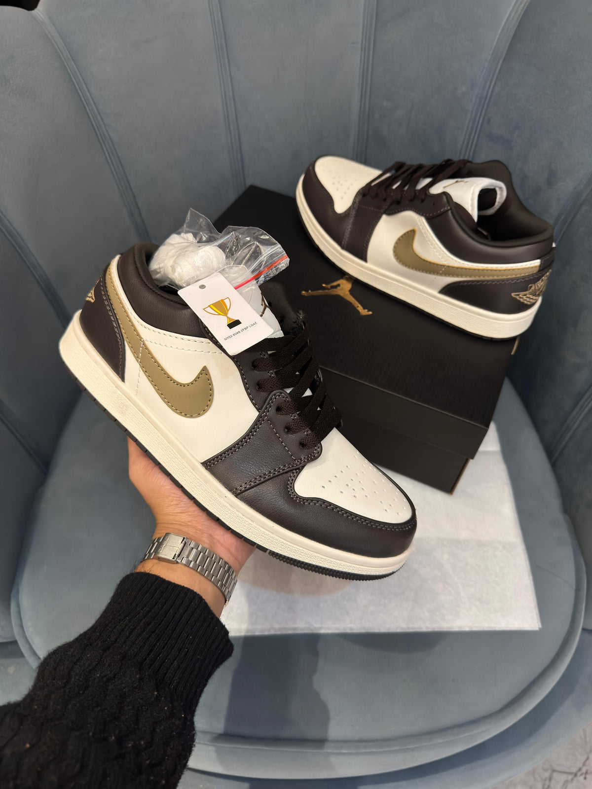 JORDAN 1 LOW SHADOW BROWN