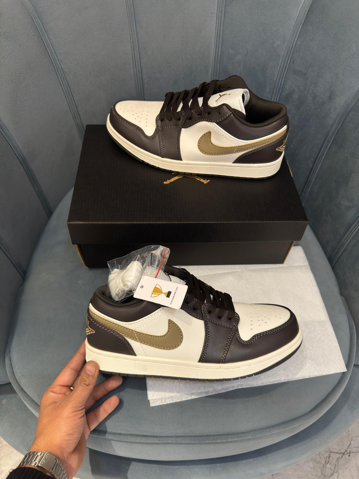 JORDAN 1 LOW SHADOW BROWN