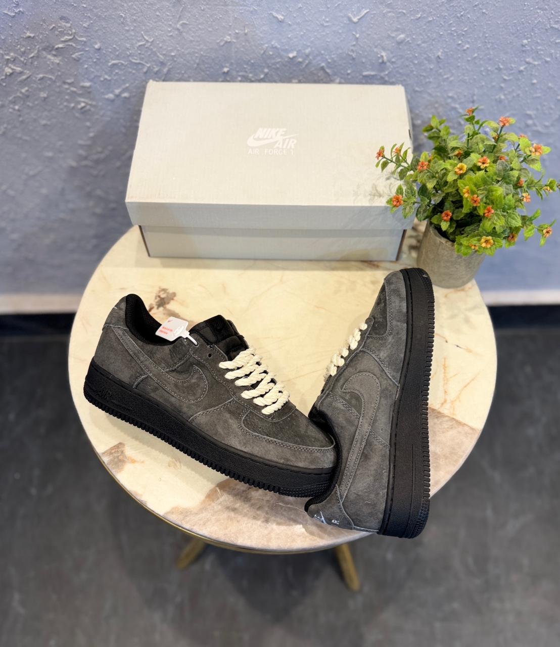 NIKE AIRFORCE CHARCOAL GREY BIG BANG