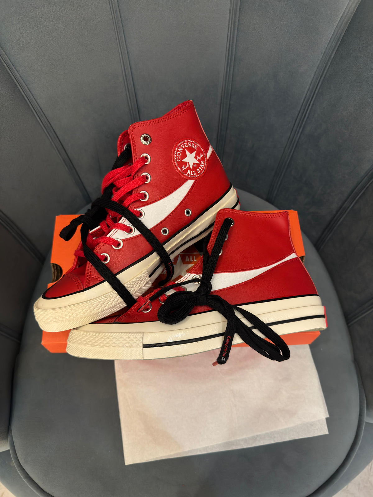 CONVERSE X COCA COLA CHUCK 70 HI RACING RED