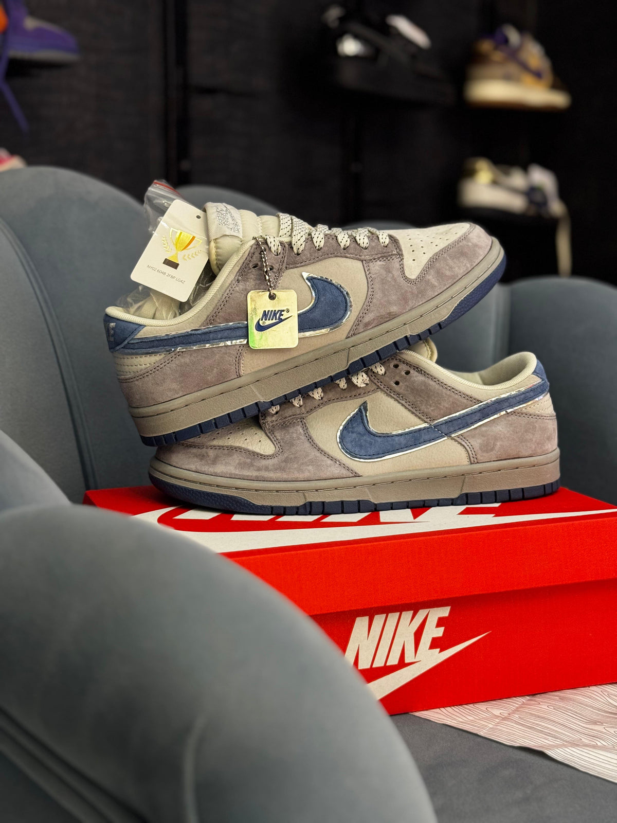 NIKE SB DUNK OTOMO GREY BLUE