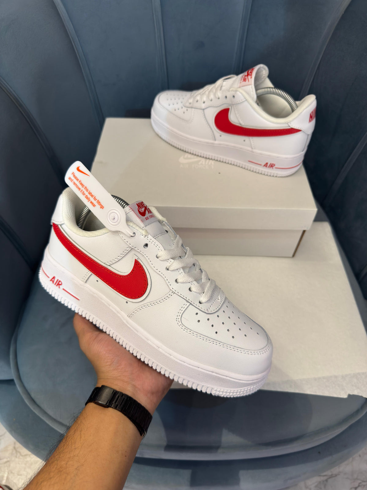 NIKE AIRFORCE 07 GYM RED