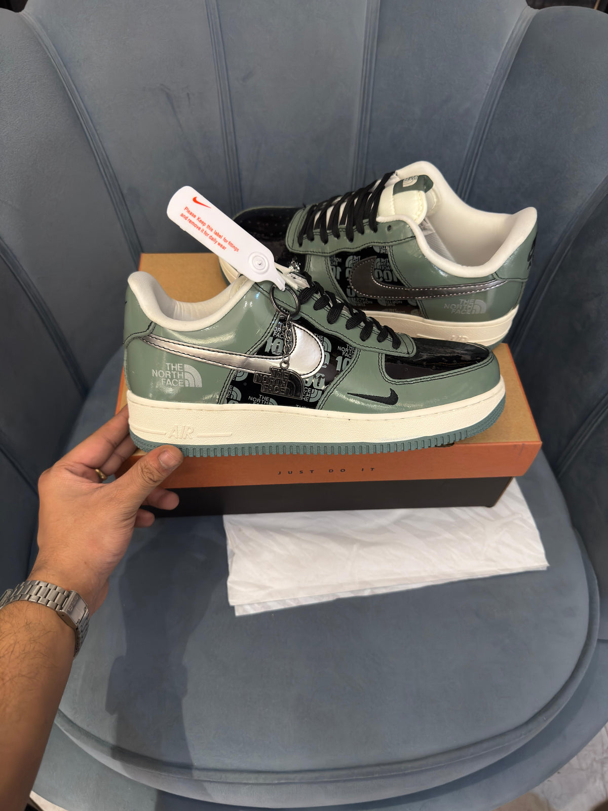 NIKE AIRFORCE CUSTOM X NORTH FACE