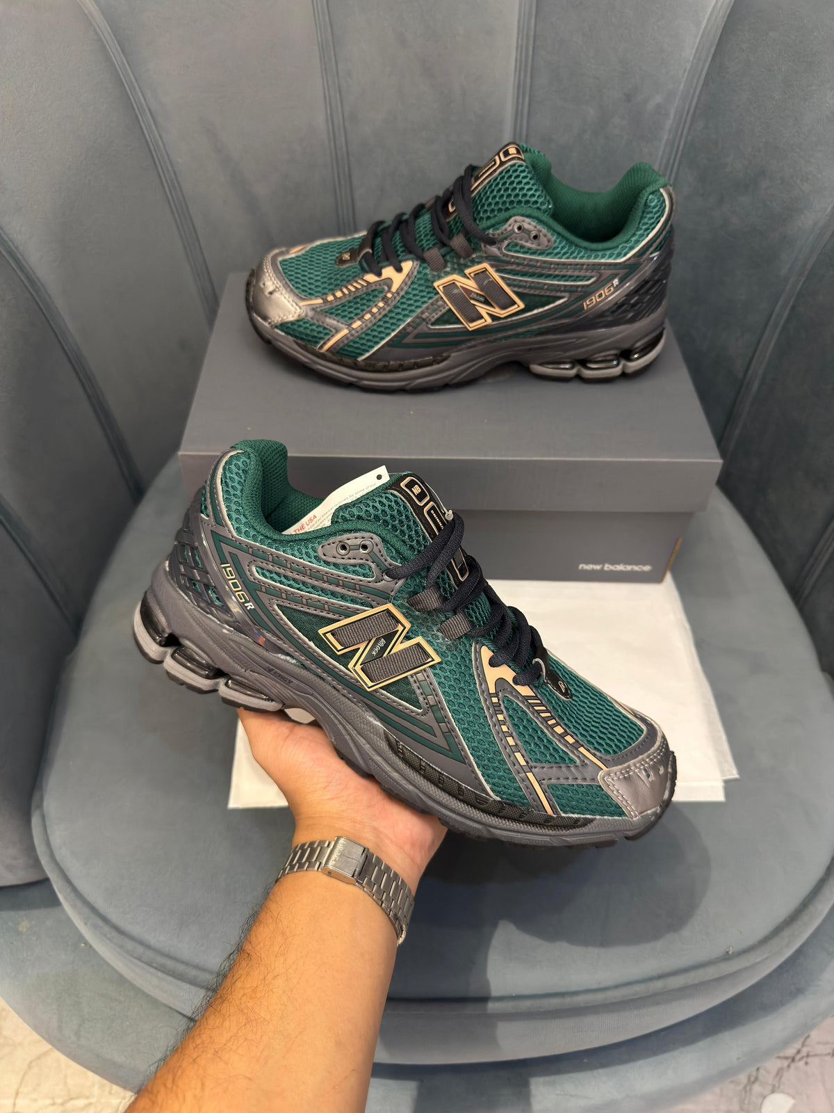 NEW BALANCE 1906 TRAIL GREEN MIX