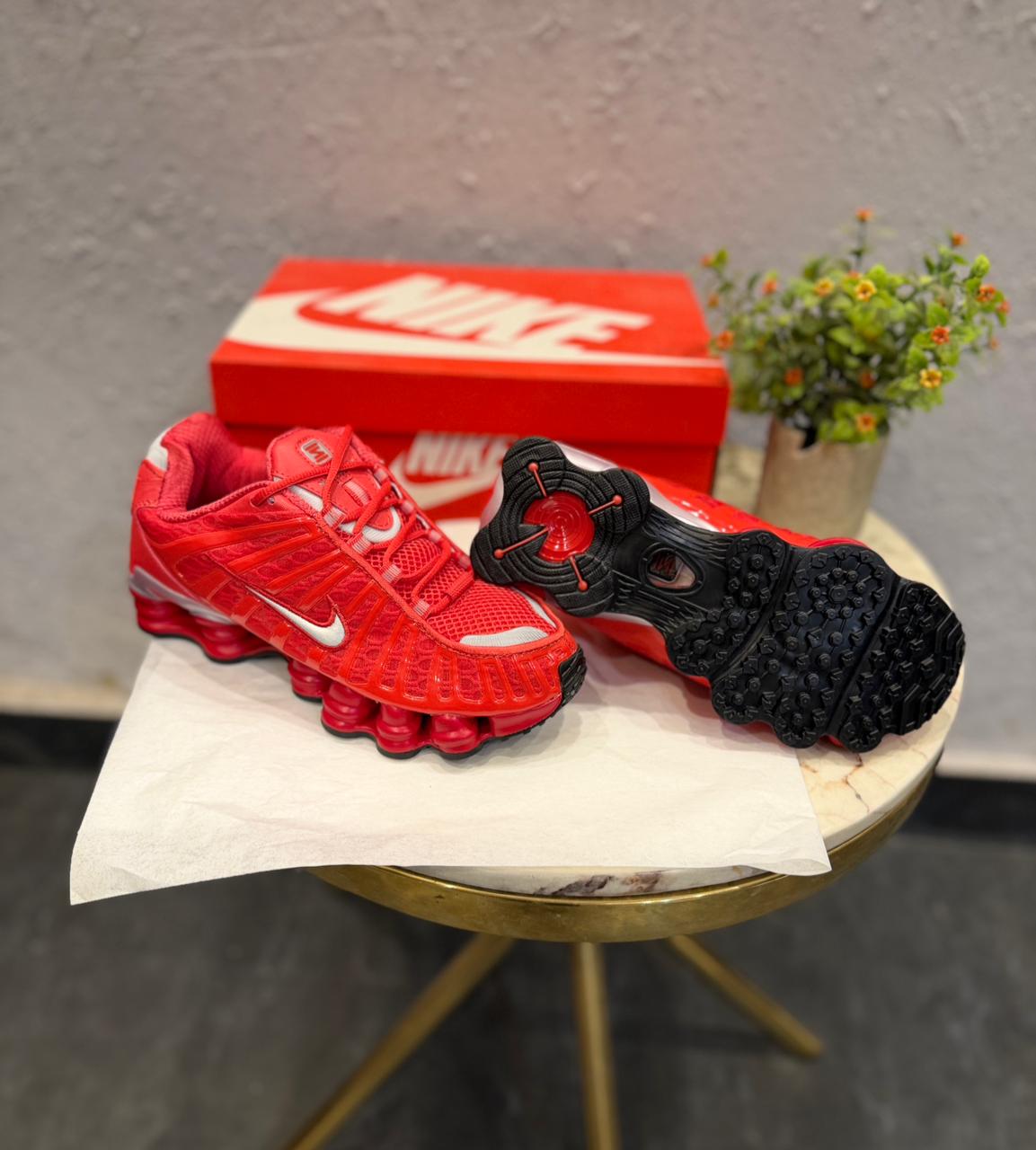 NIKE SHOX TL RED SILVER