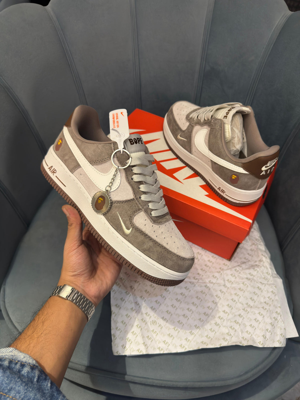 NIKE AIRFORCE1 BAPE