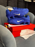 NIKE SHOX SILVER ROYAL BLUE