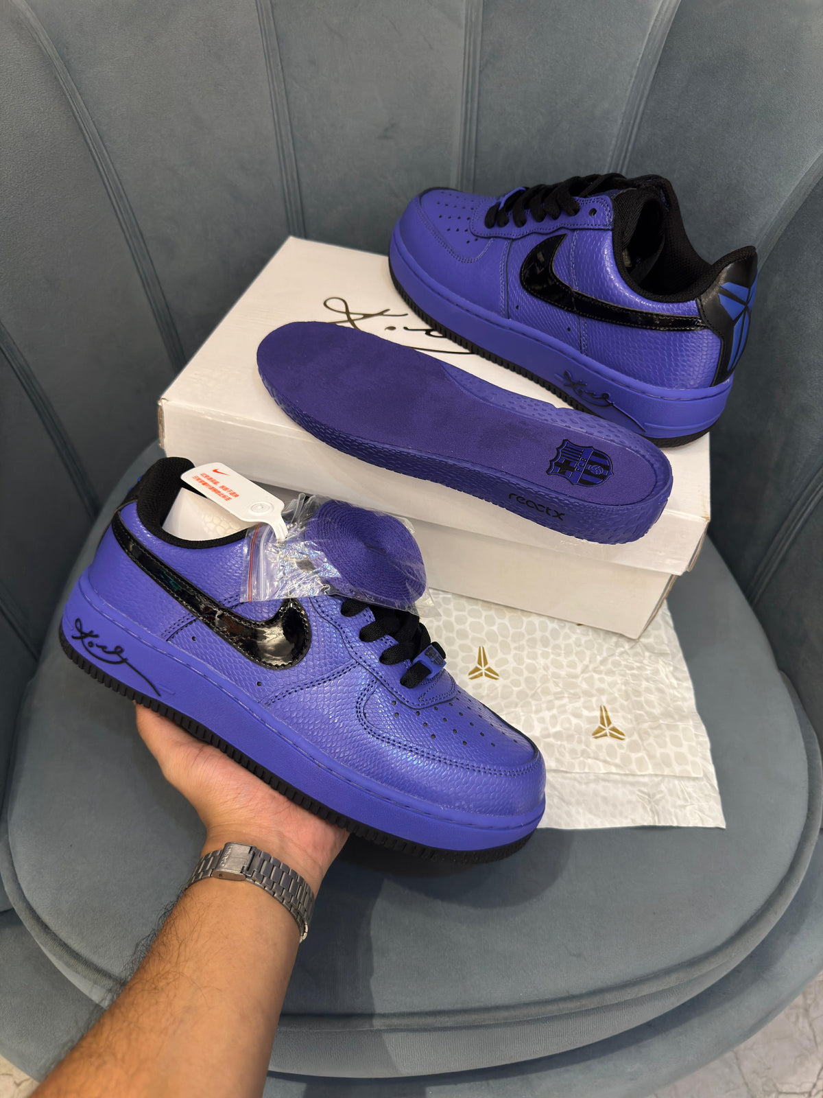 NIKE AIRFORCE KOBE BRYANT PURPLE