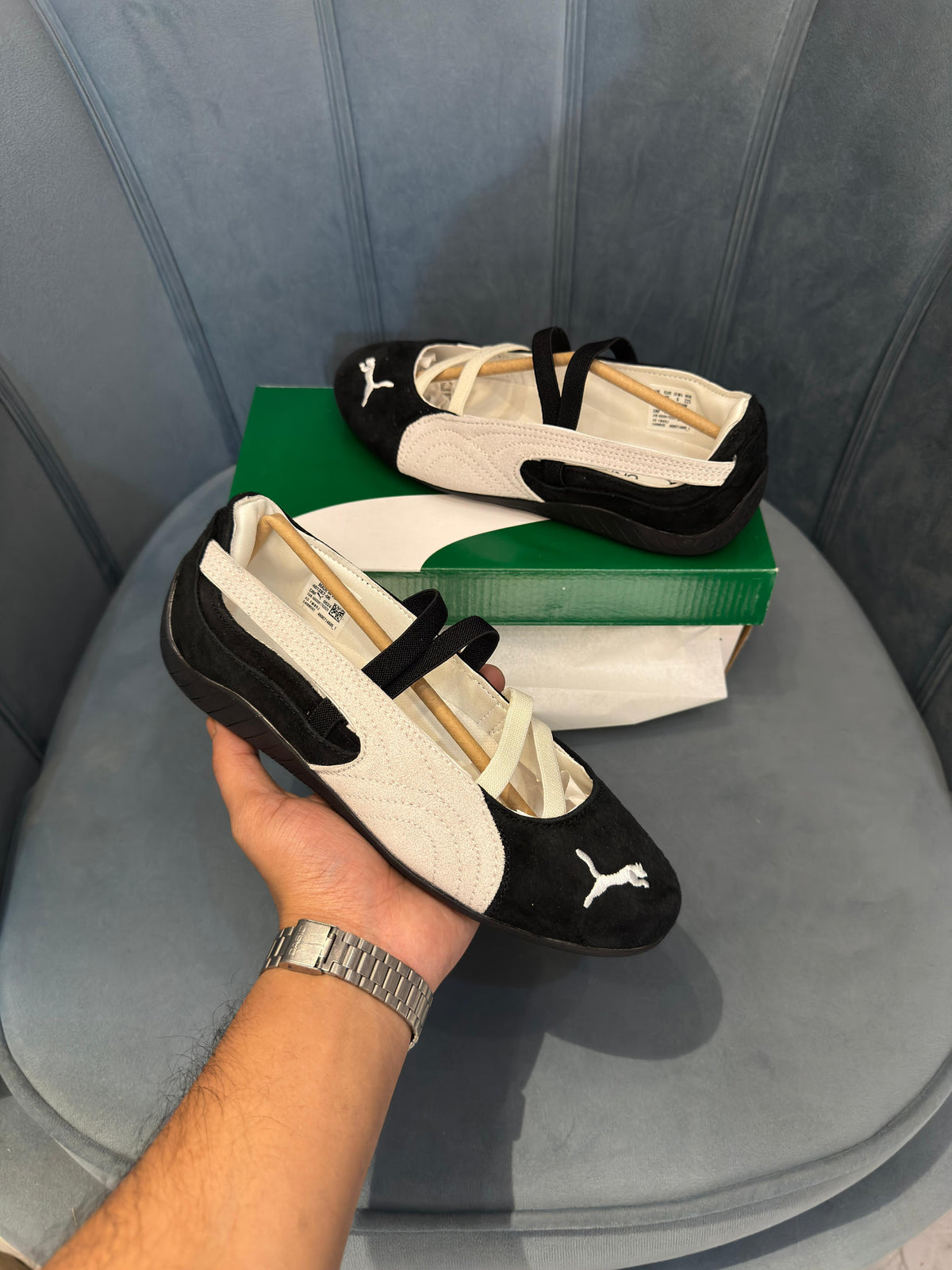 PUMA SPEED CAT BALLET BLACK WHITE