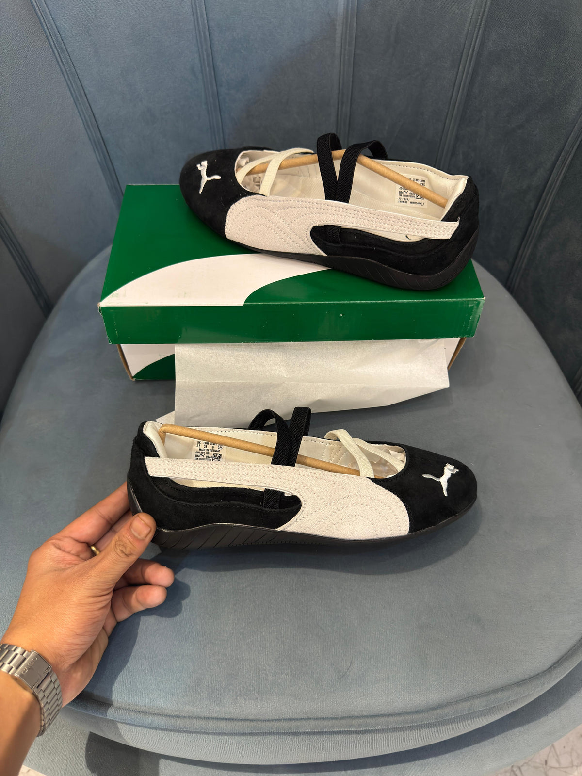 PUMA SPEED CAT BALLET BLACK WHITE