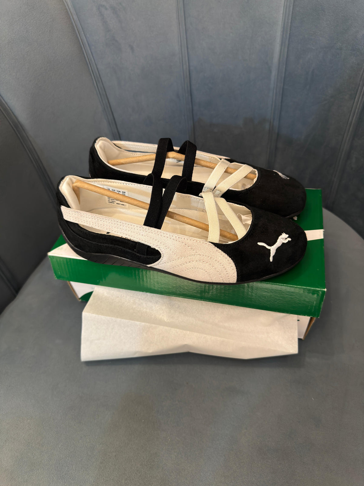 PUMA SPEED CAT BALLET BLACK WHITE