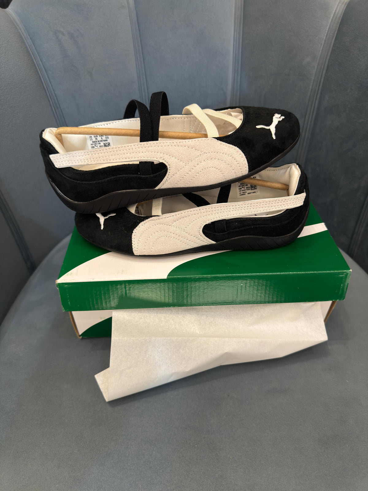 PUMA SPEED CAT BALLET BLACK WHITE