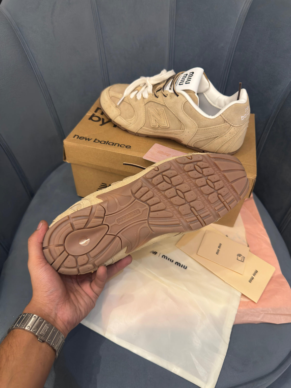 NEW BALANCE 530 SL MIU MIU ECRU