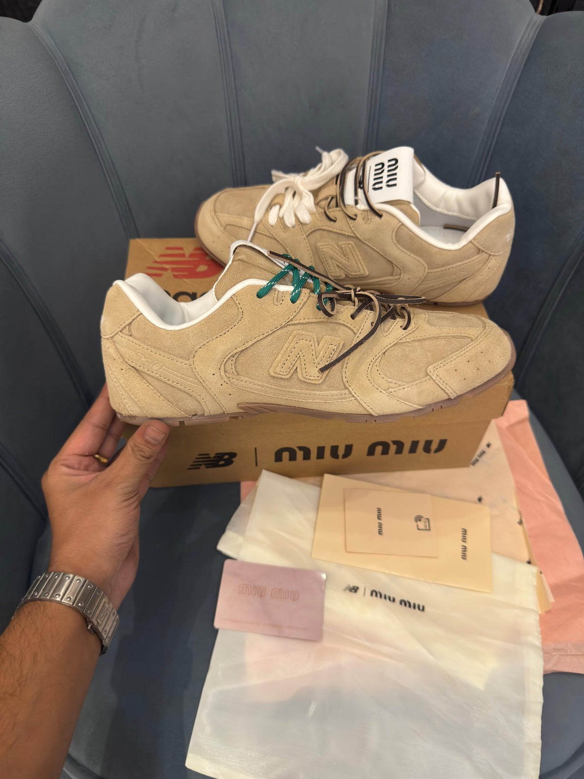 NEW BALANCE 530 SL MIU MIU ECRU