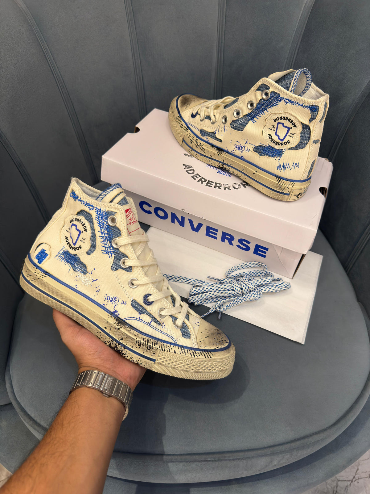 CONVERSE CHUCK 70 ADERERROR WHITE BLUE MID